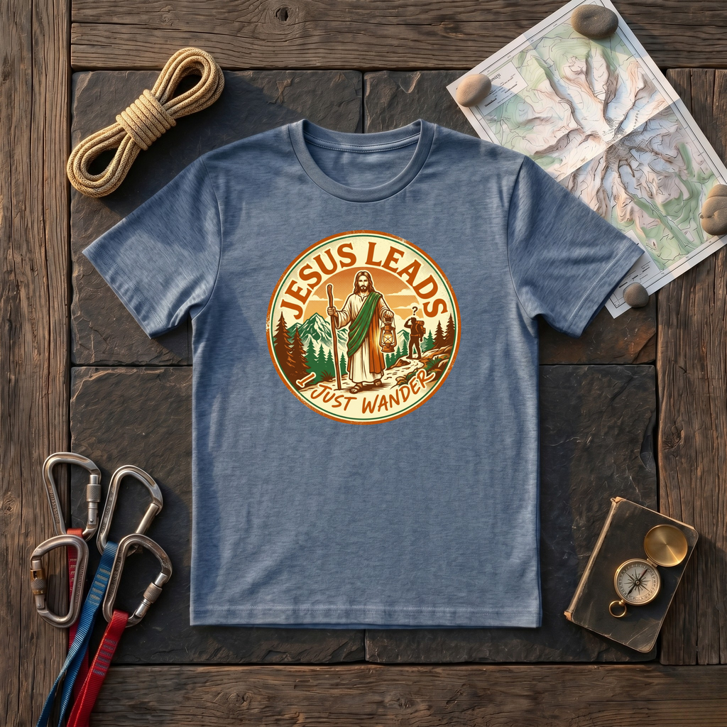 Jesus Leads I Just Wander T-Shirt