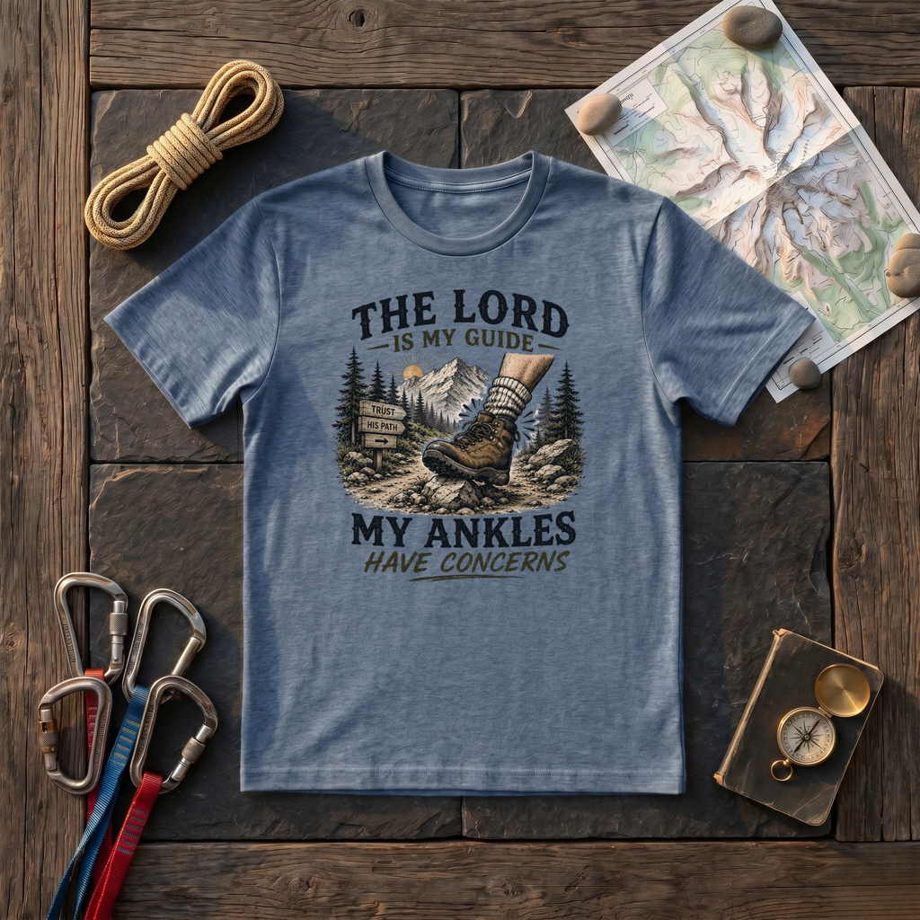 The Lord Is My Guide, My Ankles Have Concerns T-Shirt