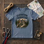 Elevation Reveals Character and Bad Knees T-Shirt