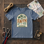 Walk By Faith Not By Sight 2 Corinthians 5:7 (Arch) T-Shirt