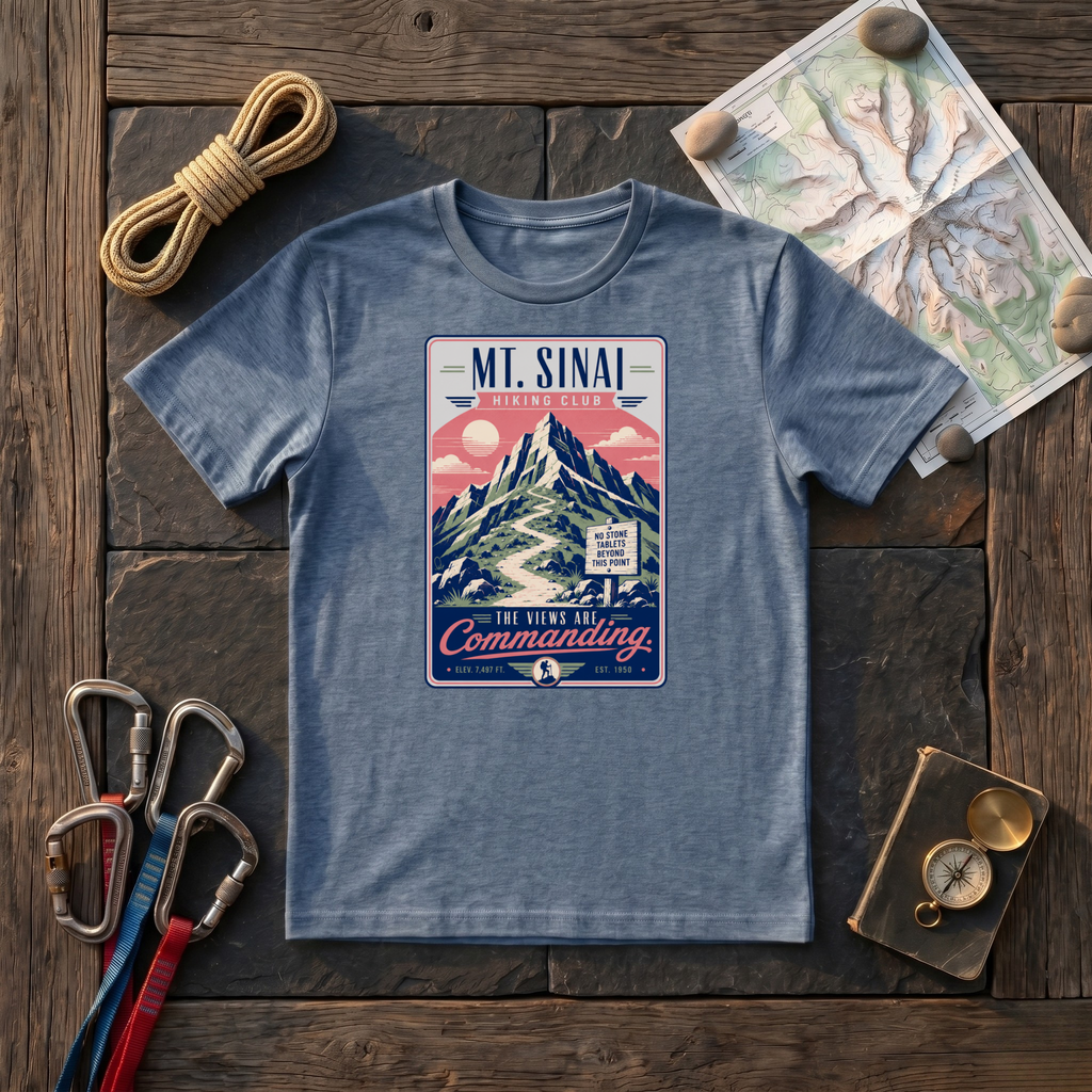 Mt Sinai Hiking Club The Views Are Commanding T-Shirt