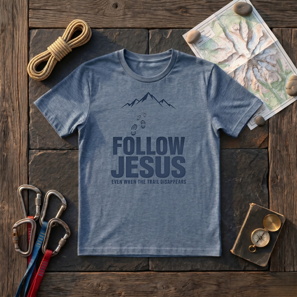 Follow Jesus Even When The Trail Disappears T-Shirt