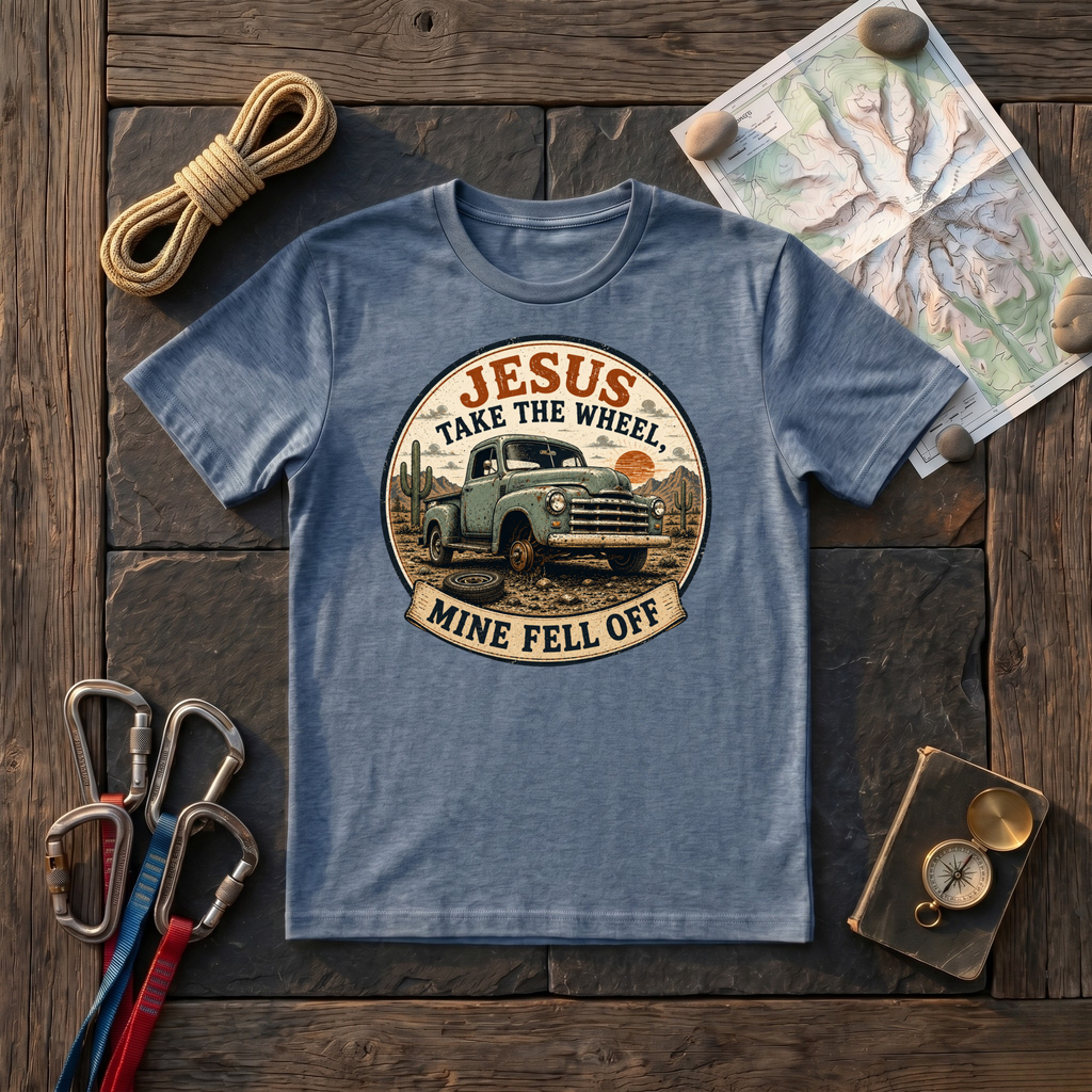 Jesus Take The Wheel, Mine Fell Off T-Shirt