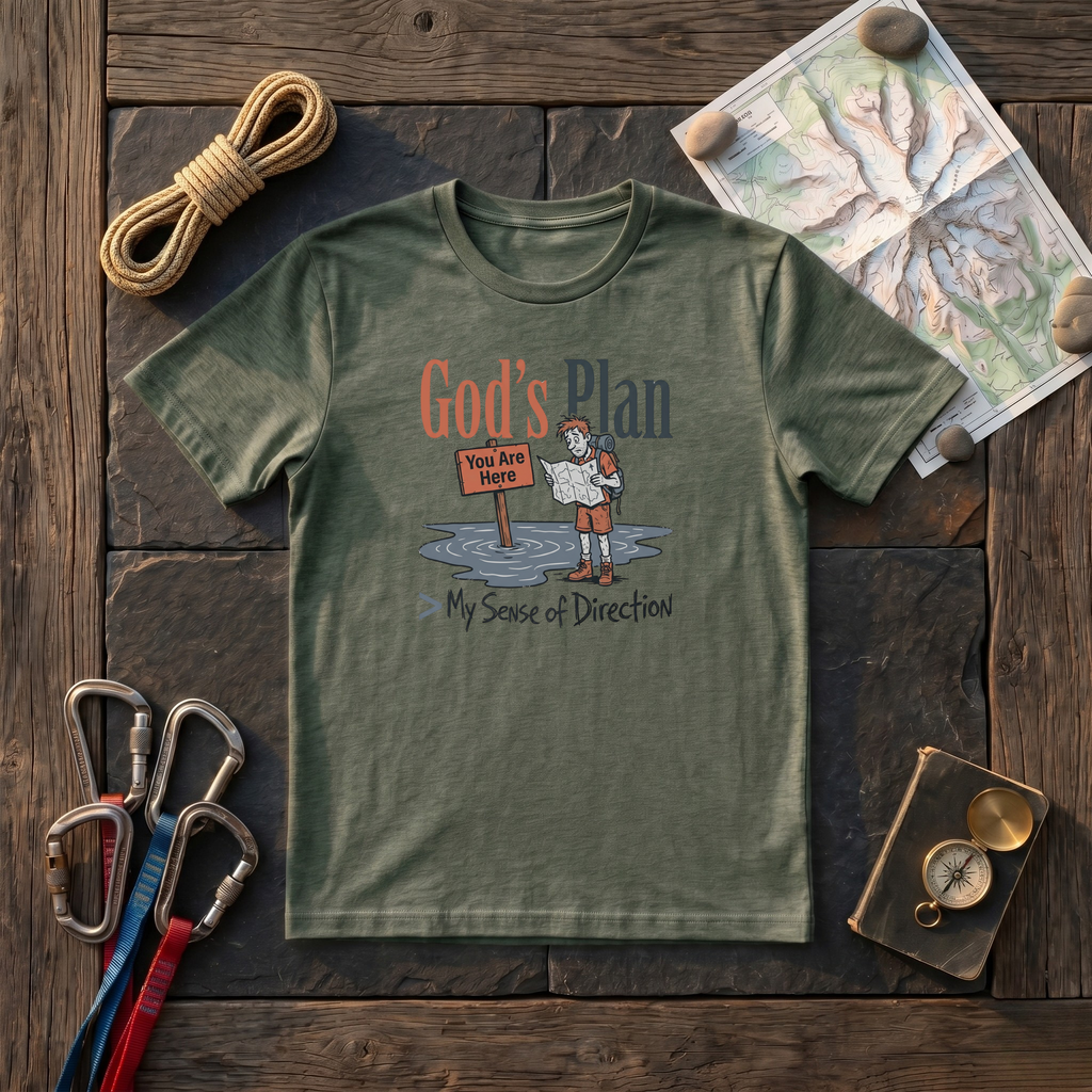 God's Plan > My Sense of Direction T-Shirt