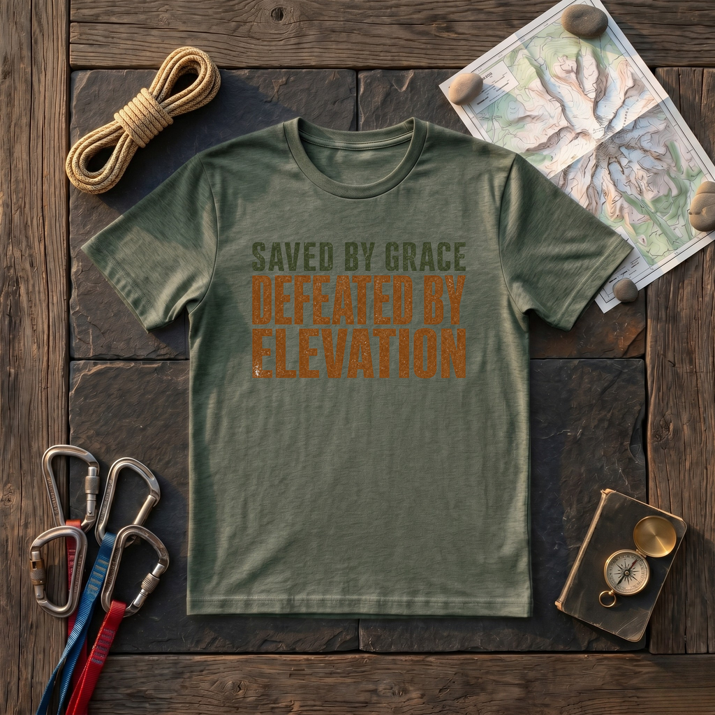 Saved By Grace, Defeated By Elevation T-Shirt