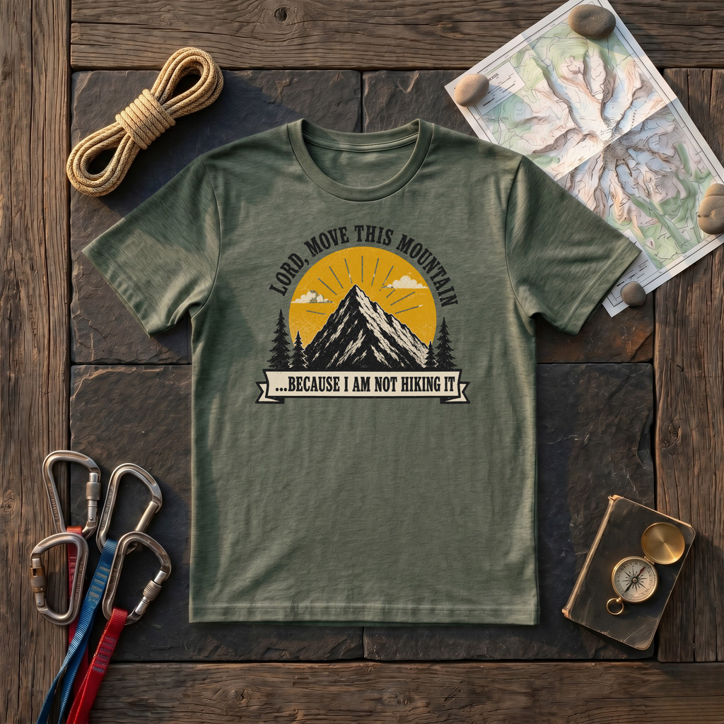 Lord, Move This Mountain, Because I Am Not Hiking It T-Shirt
