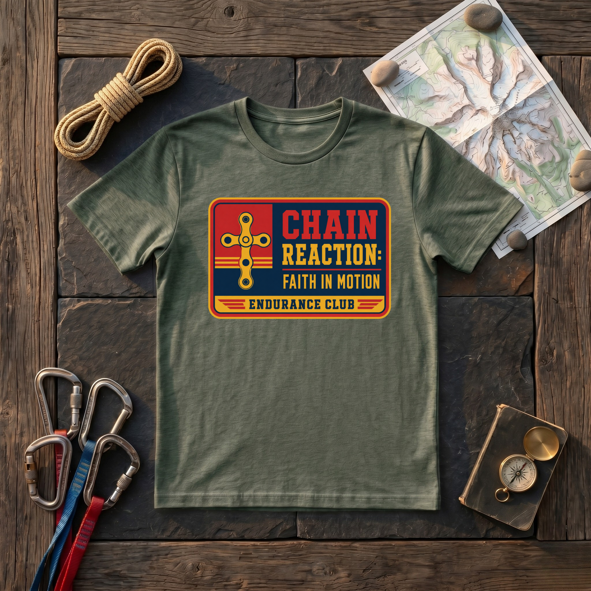 Chain Reaction: Faith in Motion T-Shirt