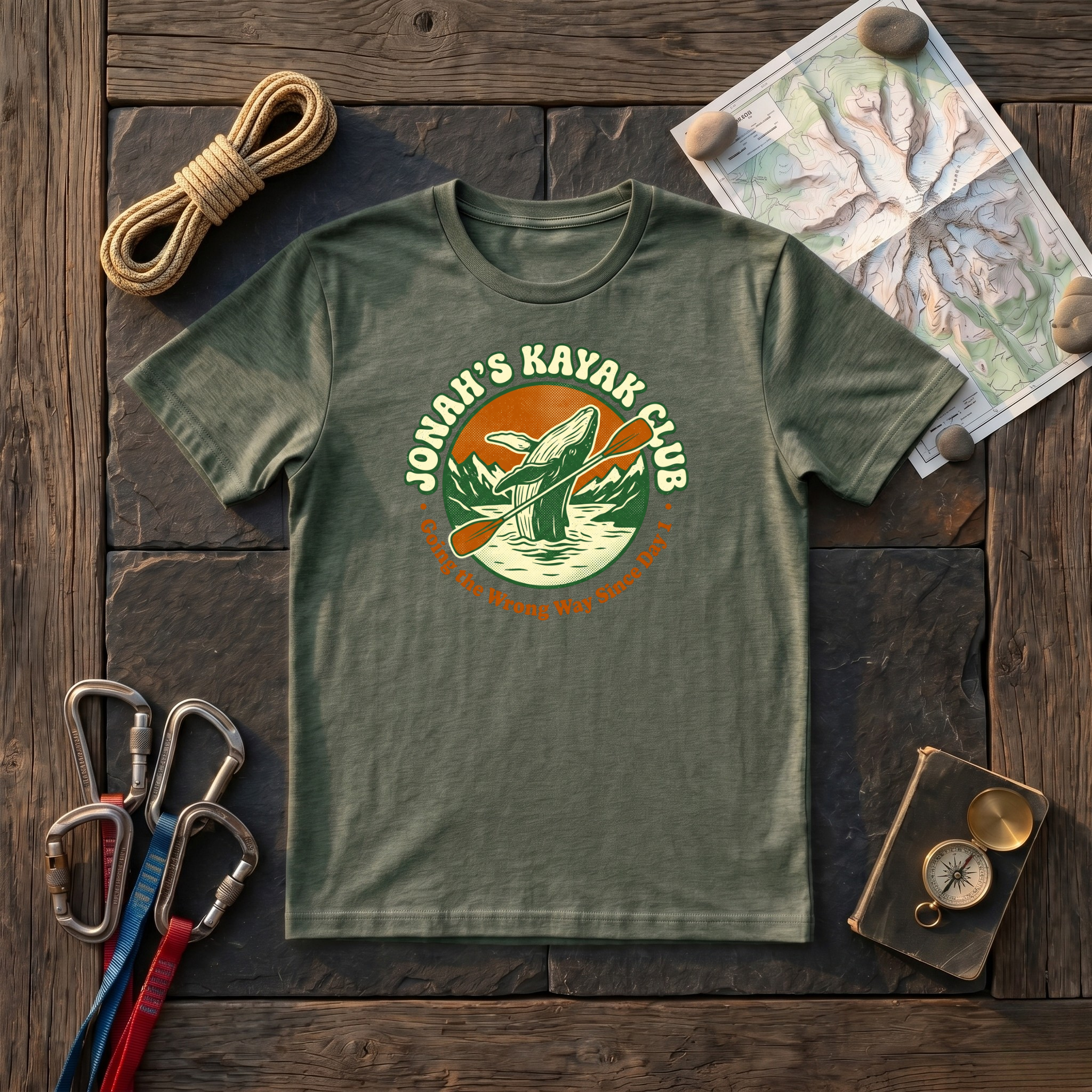 Jonahs Kayak Club Going The Wrong Way Since Day 1 T-Shirt