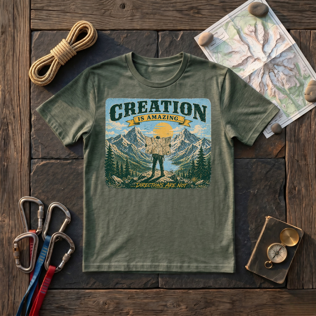 Creation Is Amazing, Directions Are Not T-Shirt