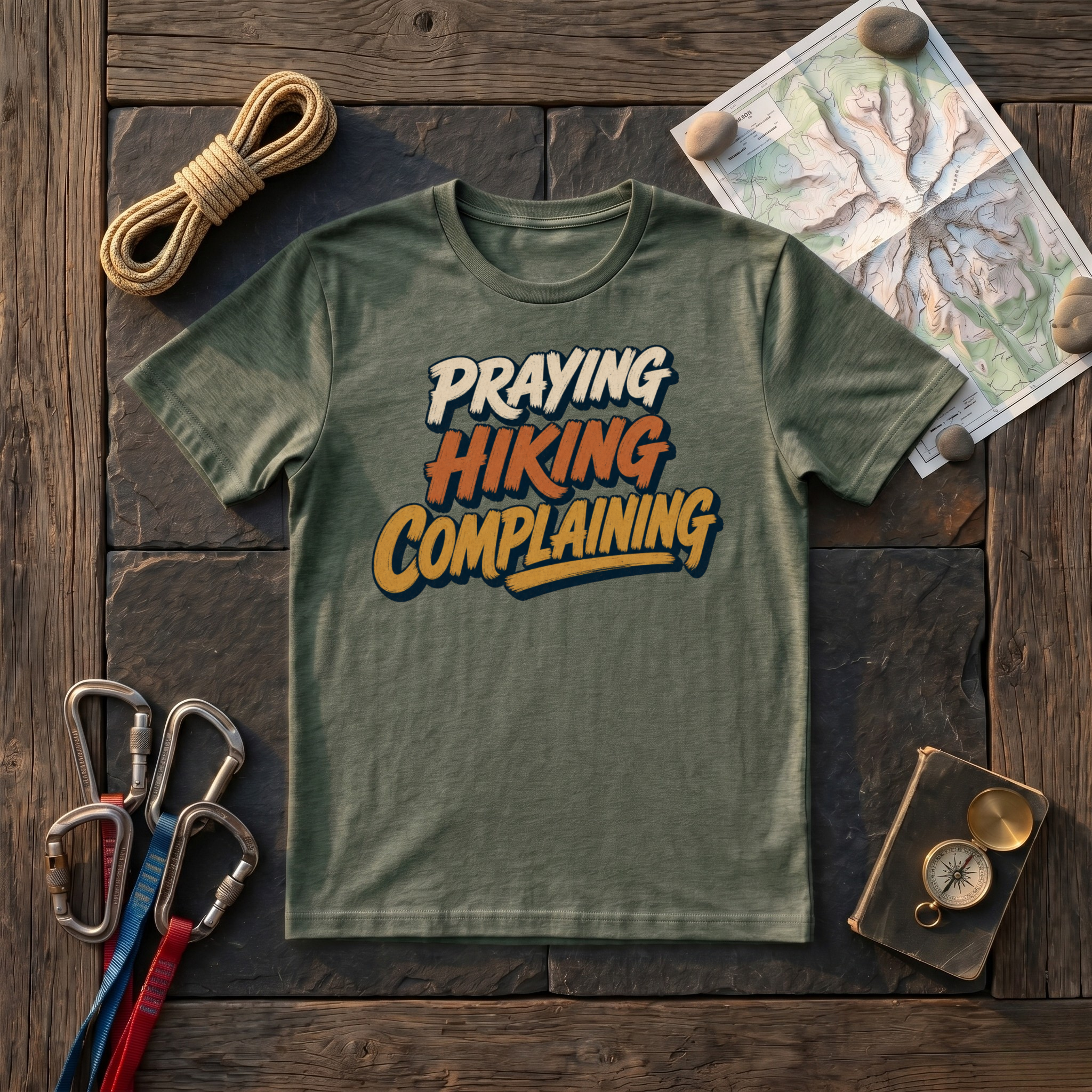 Praying, Hiking, Complaining T-Shirt