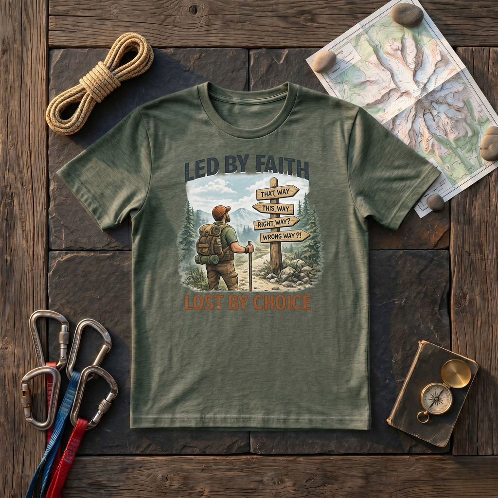 Led By Faith, Lost By Choice T-Shirt