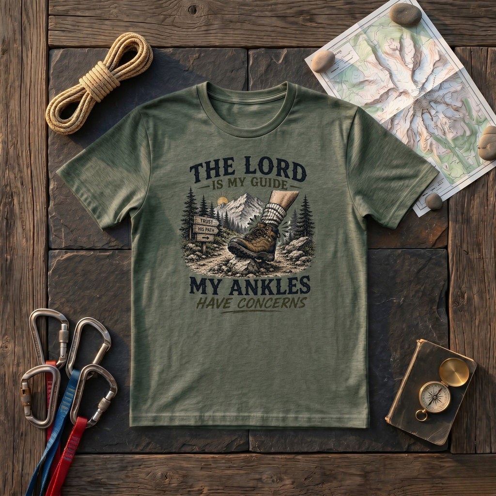 The Lord Is My Guide, My Ankles Have Concerns T-Shirt