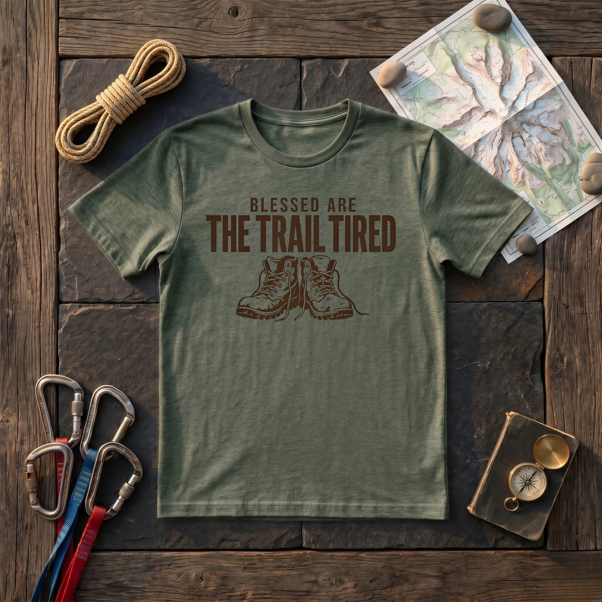 Blessed Are The Trail Tired T-Shirt