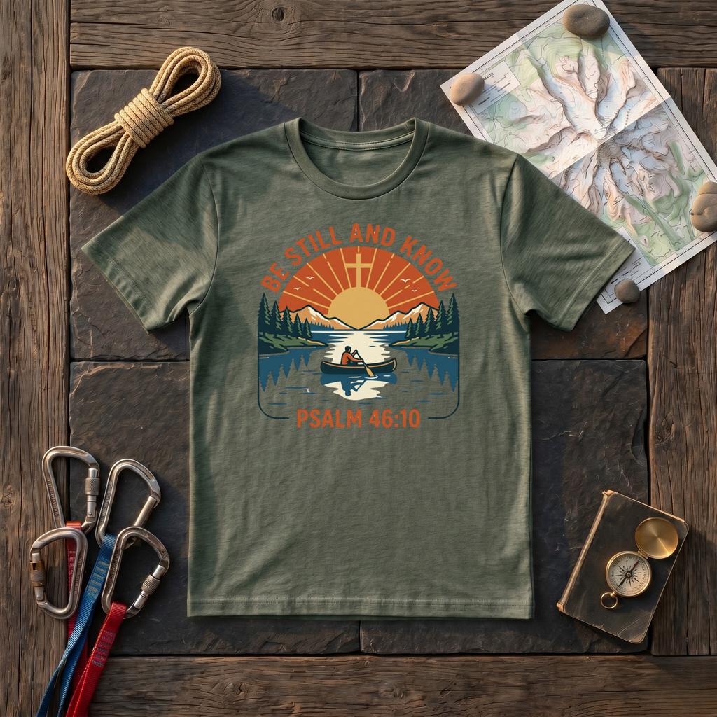 Be Still And Know Psalm 46:10 T-Shirt