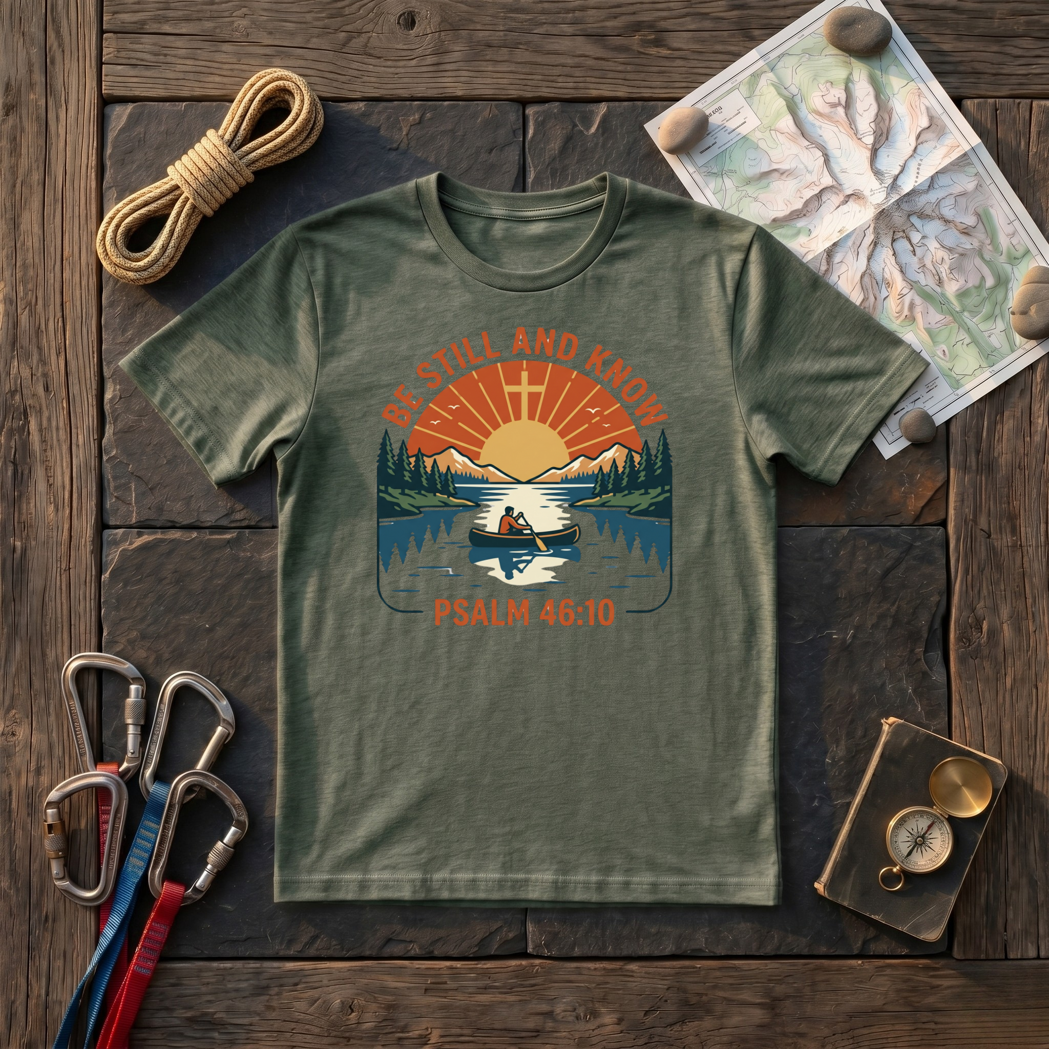 Be Still And Know Psalm 46:10 T-Shirt