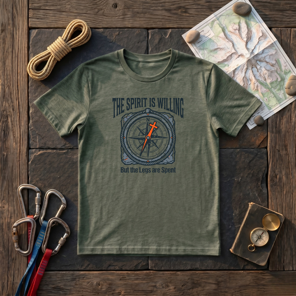 The Spirit Is Willing But The Legs Are Spent T-Shirt