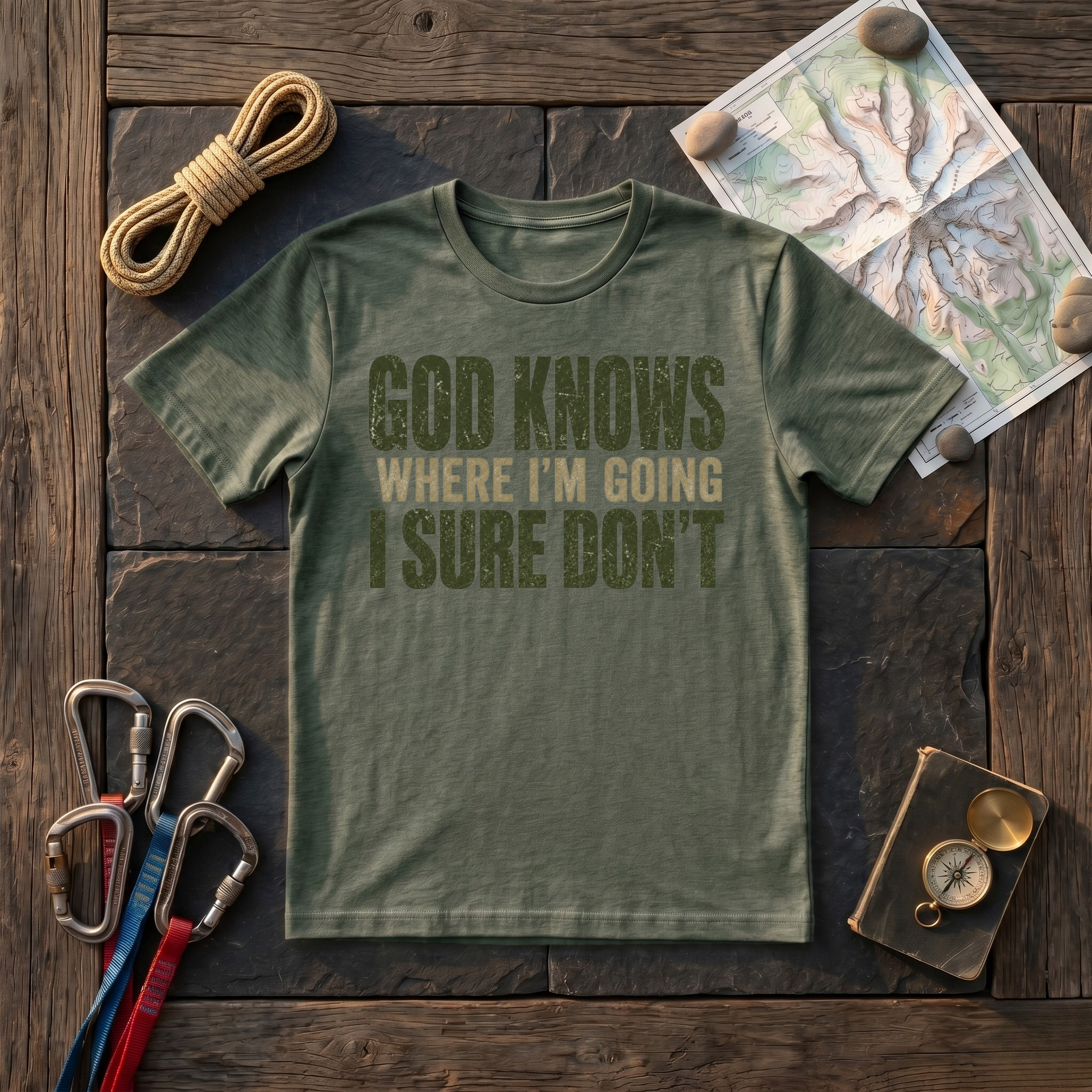 God Knows Where I'M Going, I Sure Don't T-Shirt