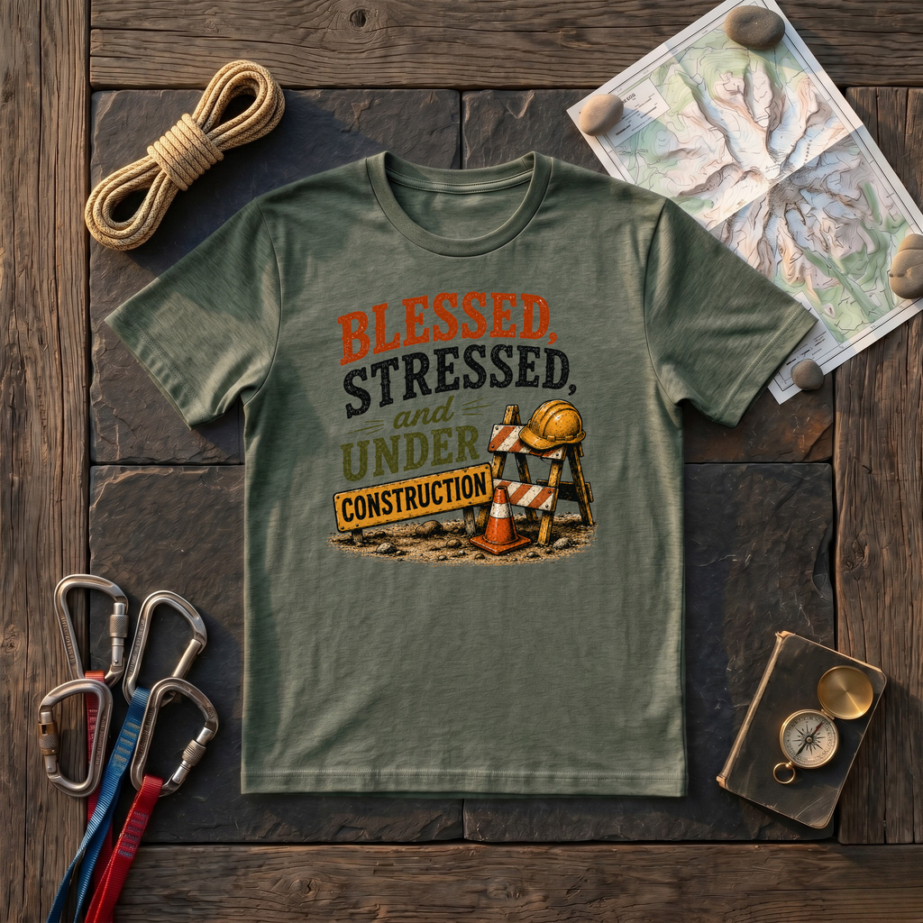 Blessed, Stressed, And Under Construction T-Shirt