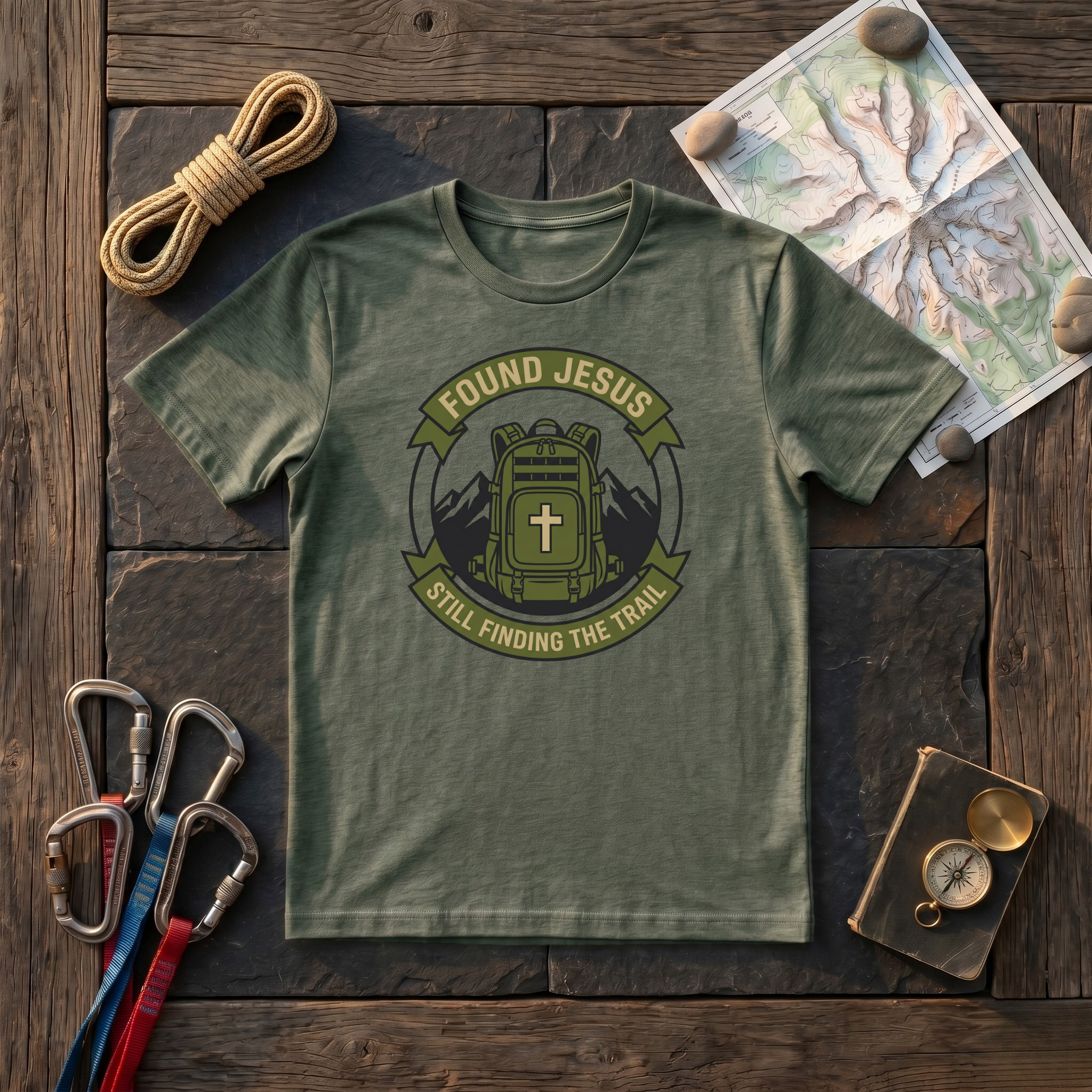 Found Jesus Still Finding the Trail T-Shirt