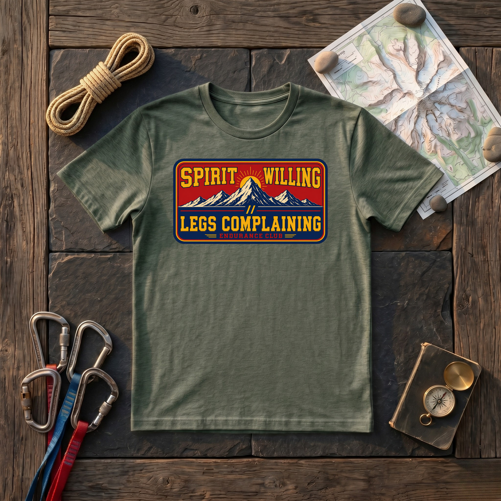 Spirit Willing Legs Complaining T-Shirt