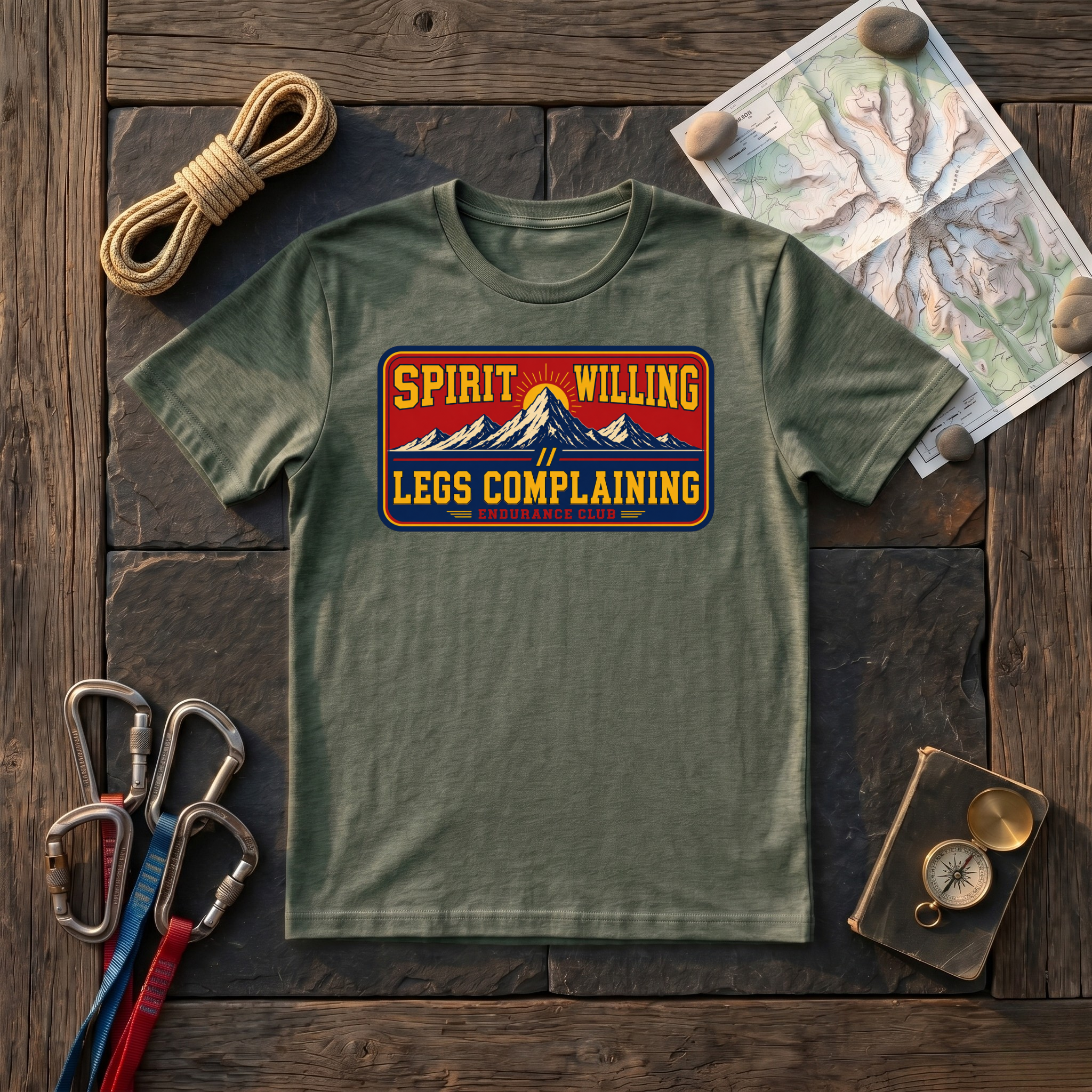 Spirit Willing Legs Complaining T-Shirt