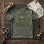 Sunday Service Starts At The Trailhead T-Shirt