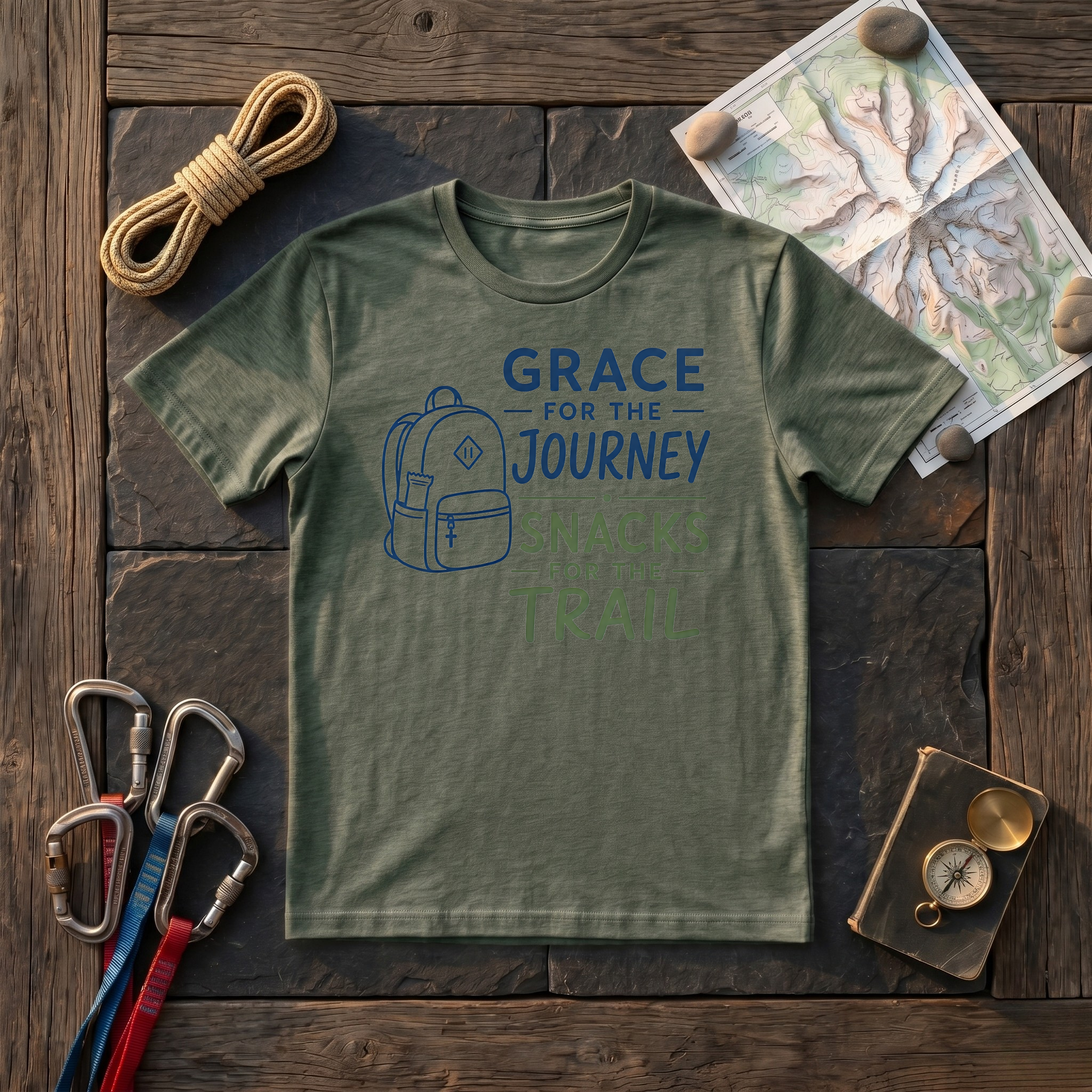Grace For The Journey Snacks For The Trail T-Shirt