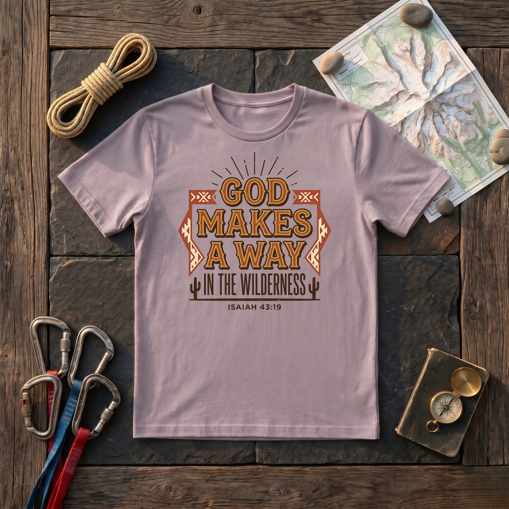 God Makes A Way In The Wilderness Isaiah 43:19 T-Shirt