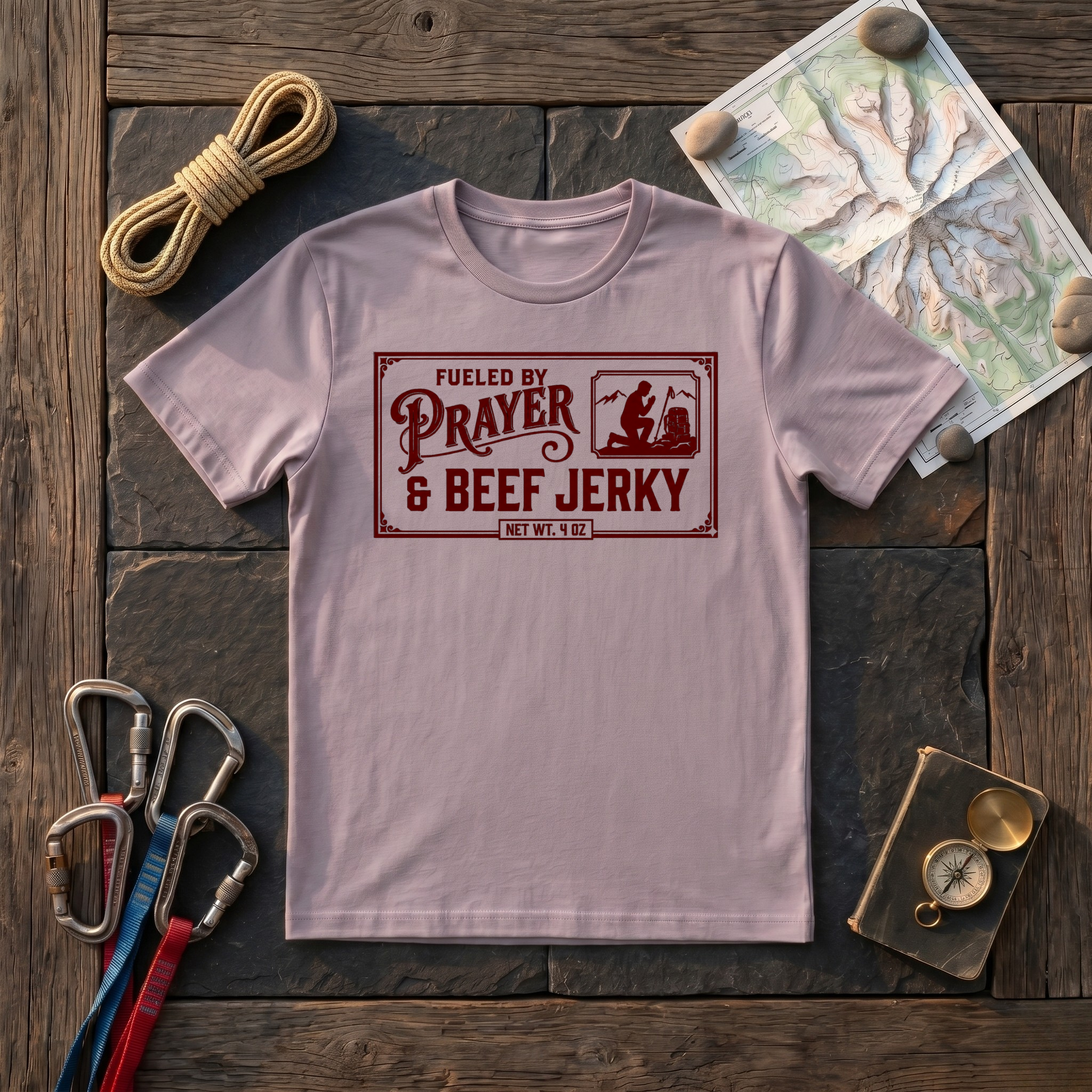 Fueled by Prayer & Beef Jerky T-Shirt