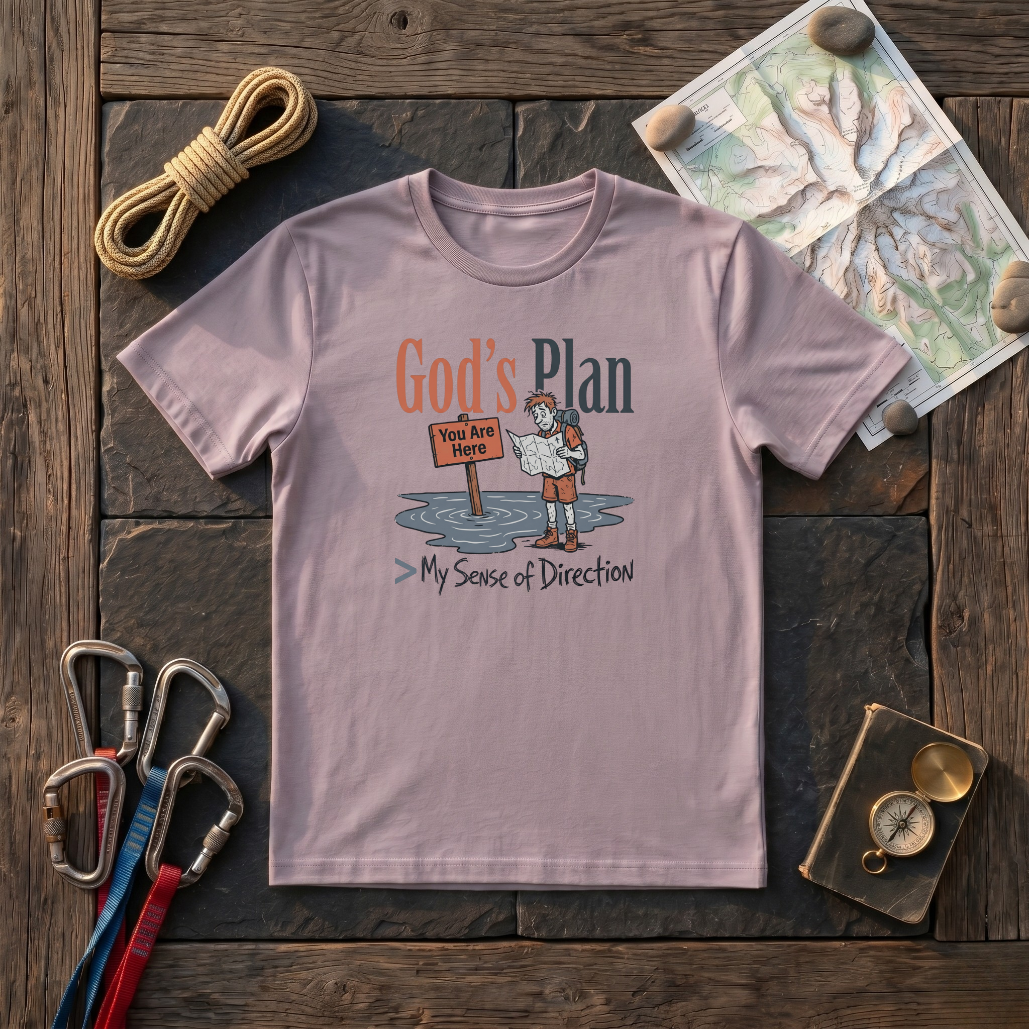 God's Plan > My Sense of Direction T-Shirt