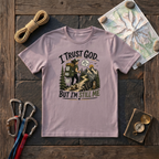 I Trust God But I'M Still Me (Woman) T-Shirt
