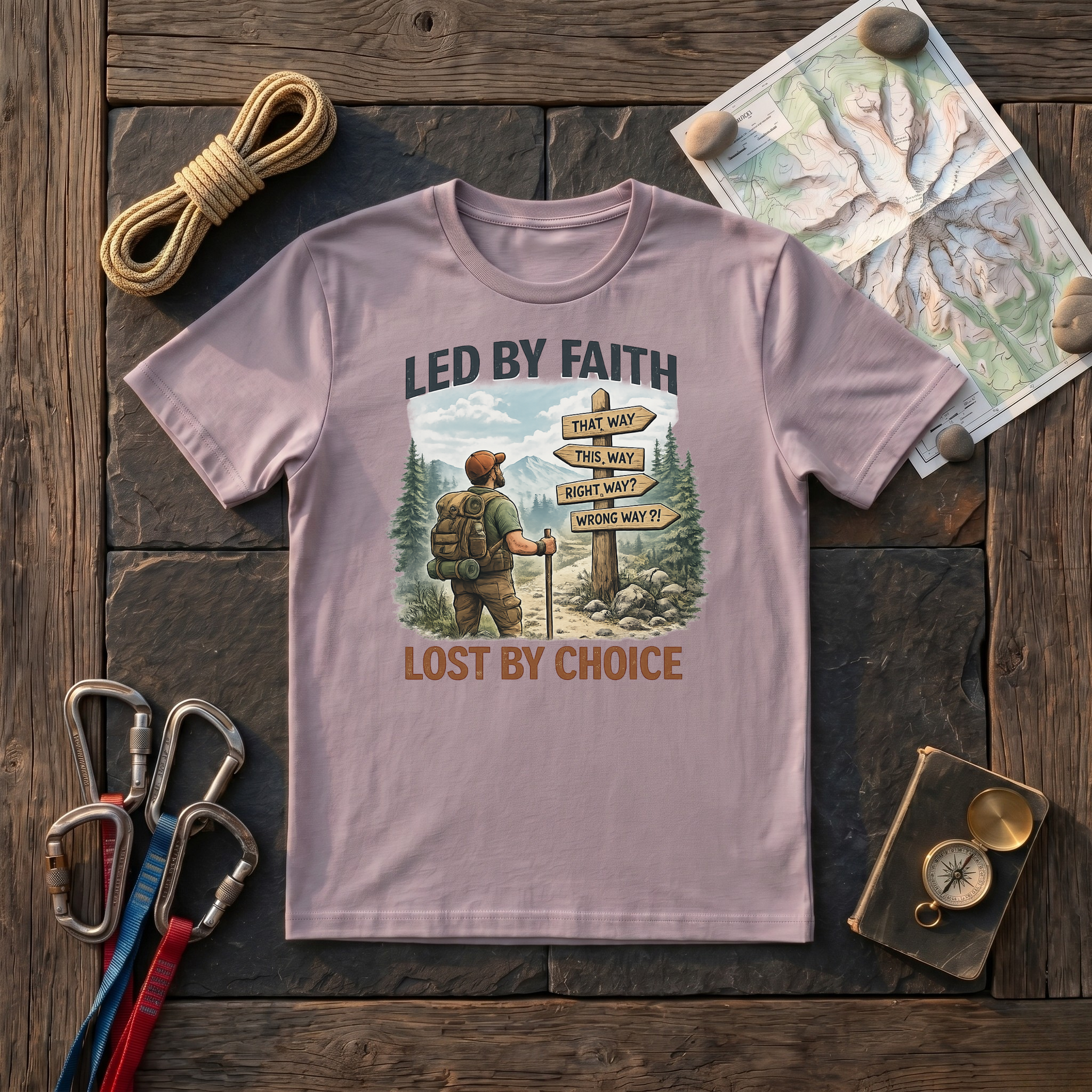 Led By Faith, Lost By Choice T-Shirt