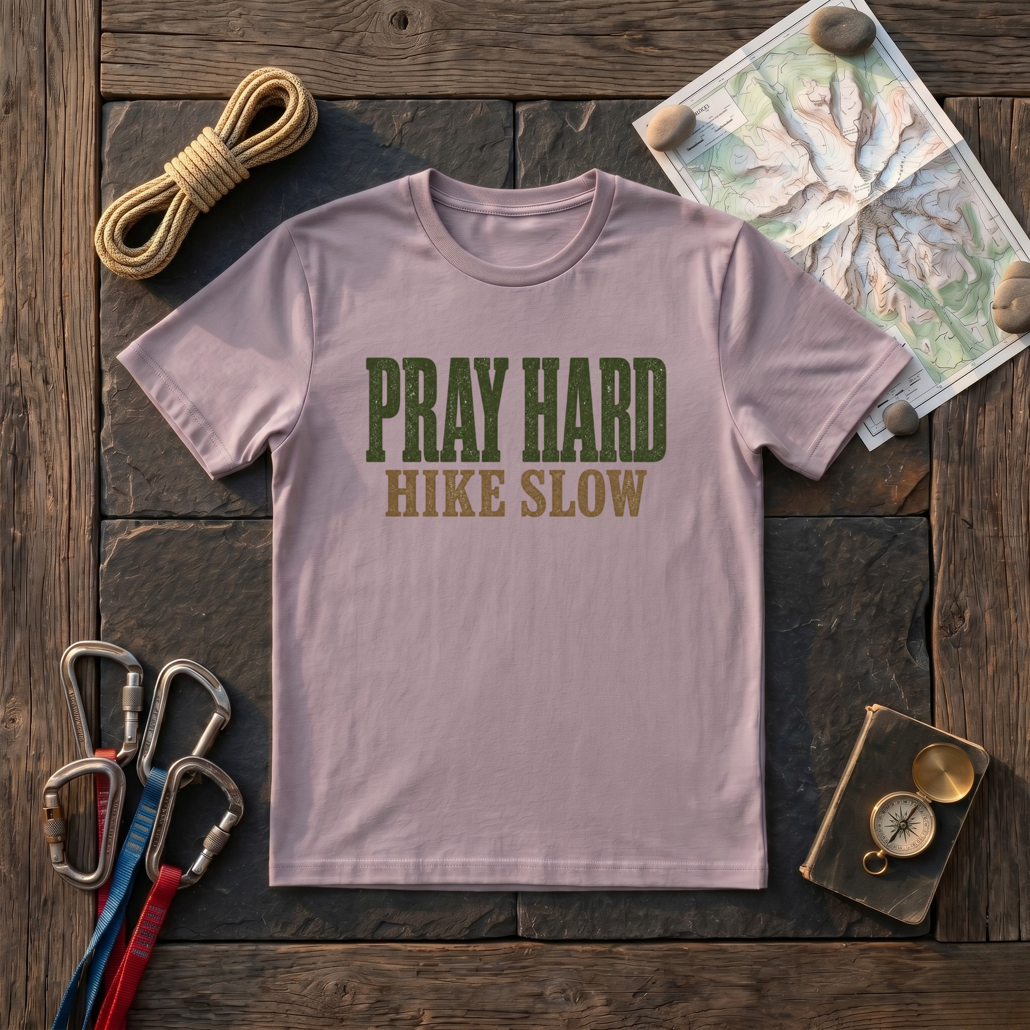 Pray Hard, Hike Slow T-Shirt