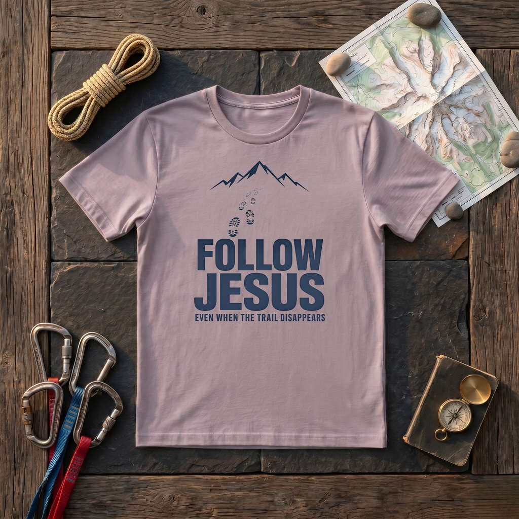 Follow Jesus Even When The Trail Disappears T-Shirt