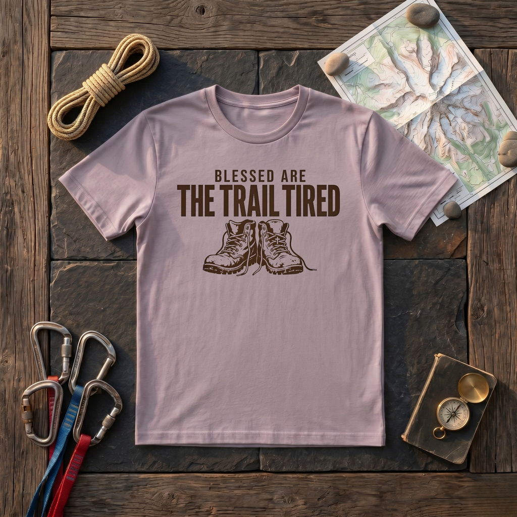 Blessed Are The Trail Tired T-Shirt