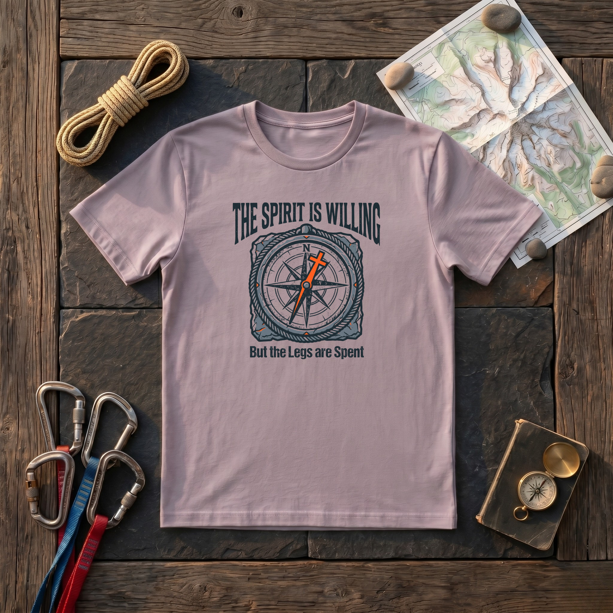 The Spirit Is Willing But The Legs Are Spent T-Shirt