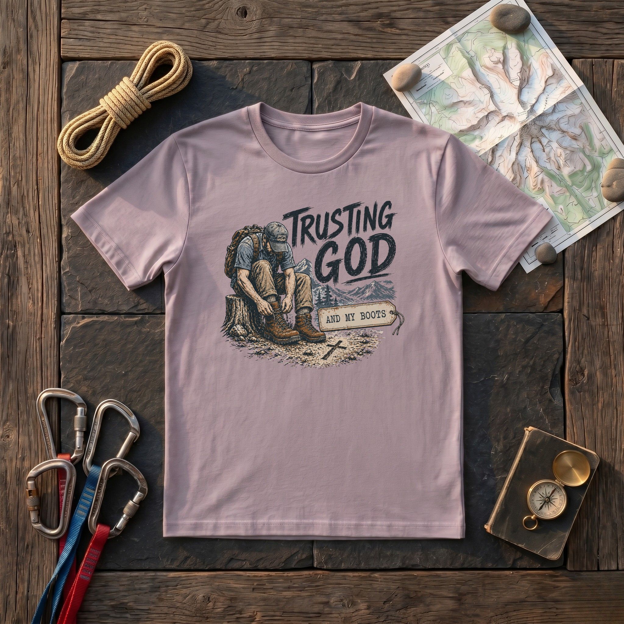 Trusting God And My Boots T-Shirt