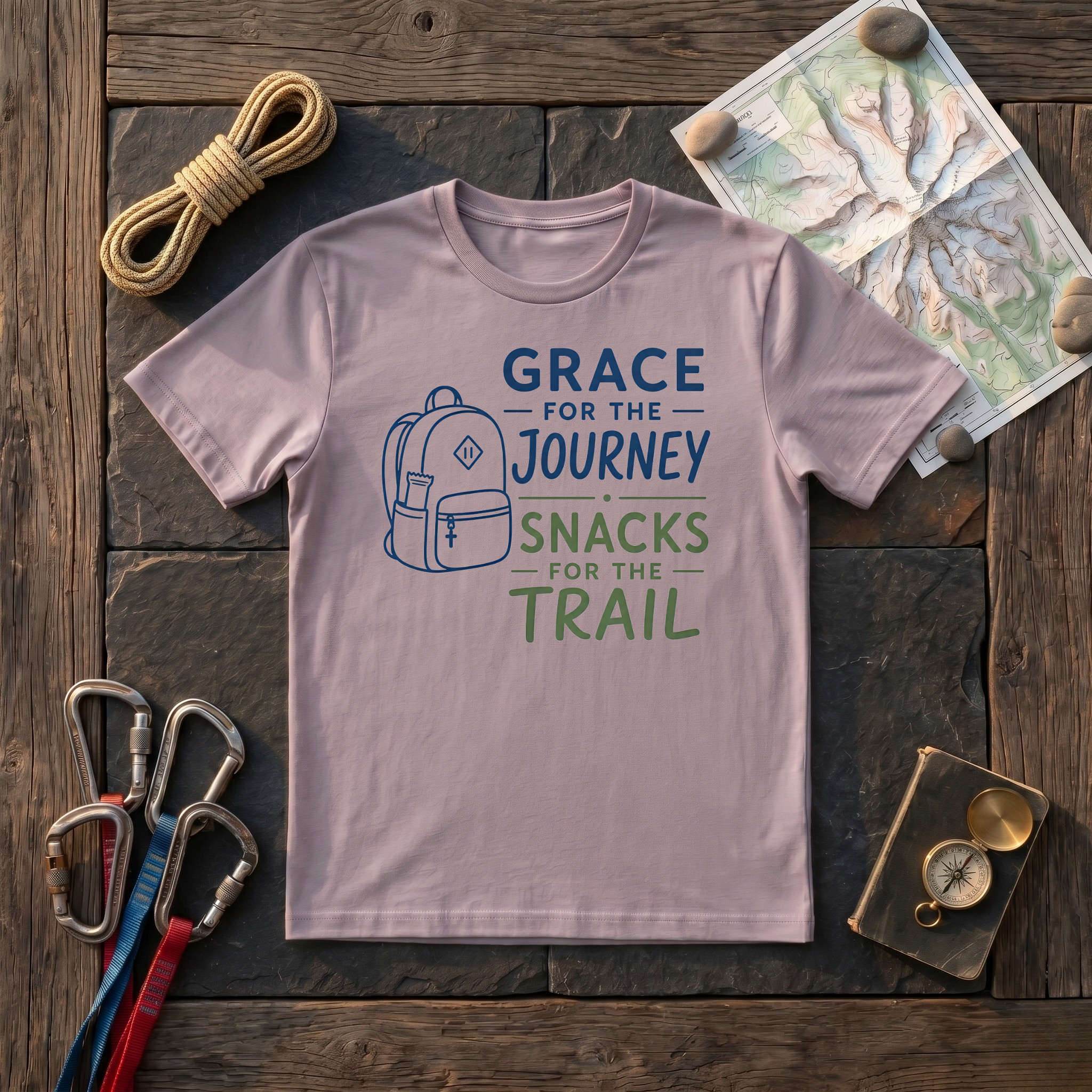 Grace For The Journey Snacks For The Trail T-Shirt