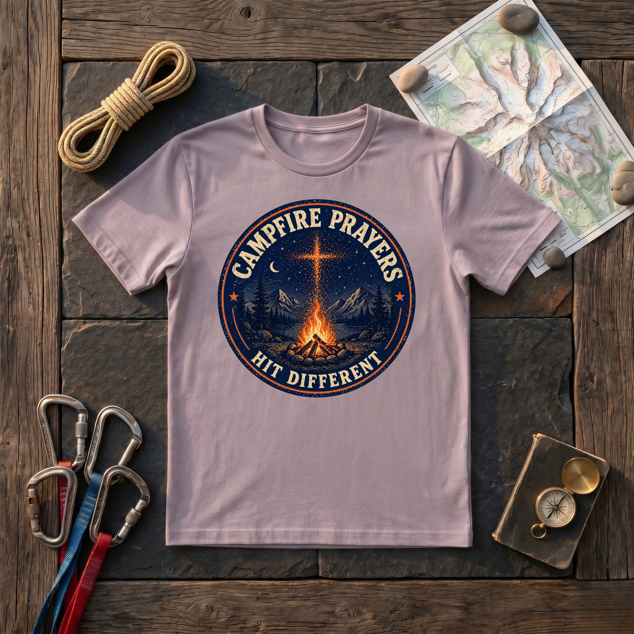 Campfire Prayers Hit Different T-Shirt