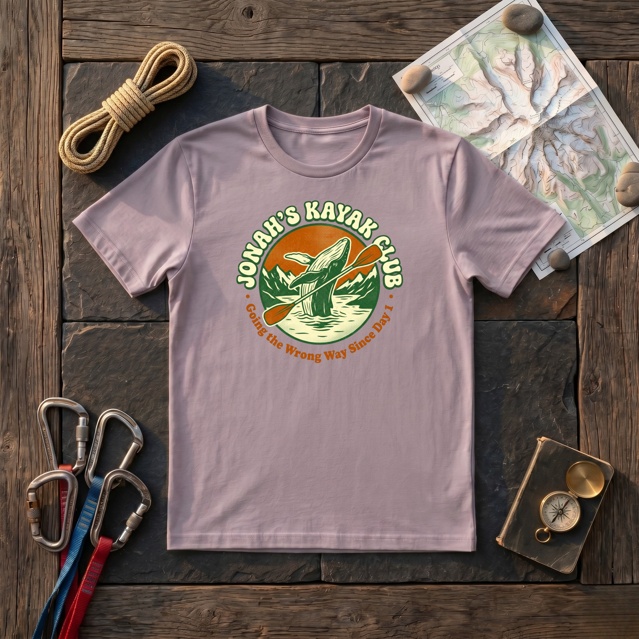 Jonahs Kayak Club Going The Wrong Way Since Day 1 T-Shirt