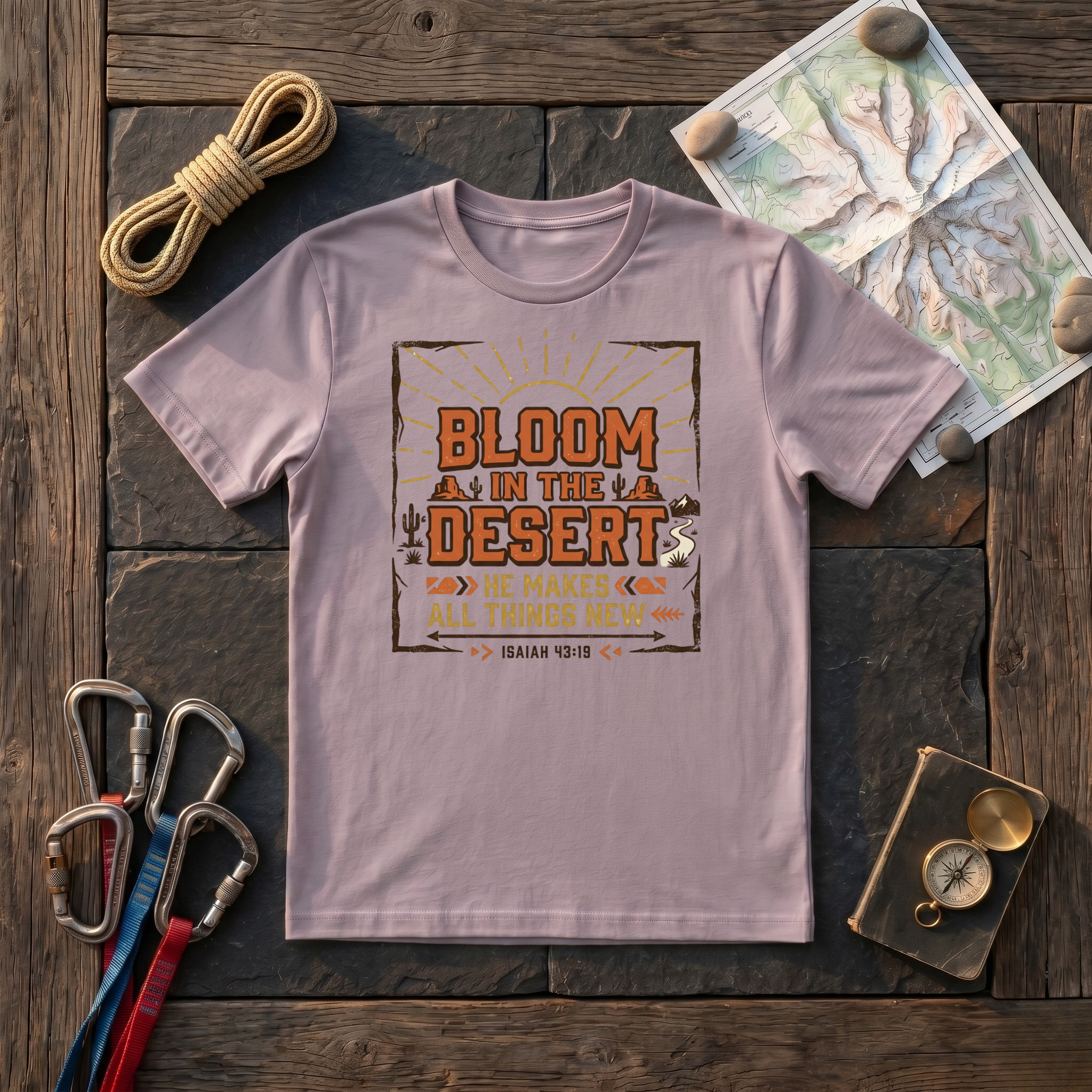 Bloom In The Desert, He Makes All Things New Isaiah 43:19 T-Shirt