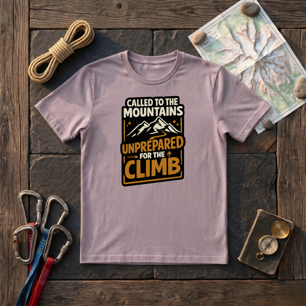 Called To The Mountains, Unprepared For The Climb T-Shirt