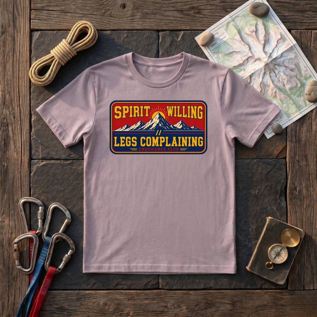 Spirit Willing Legs Complaining T-Shirt