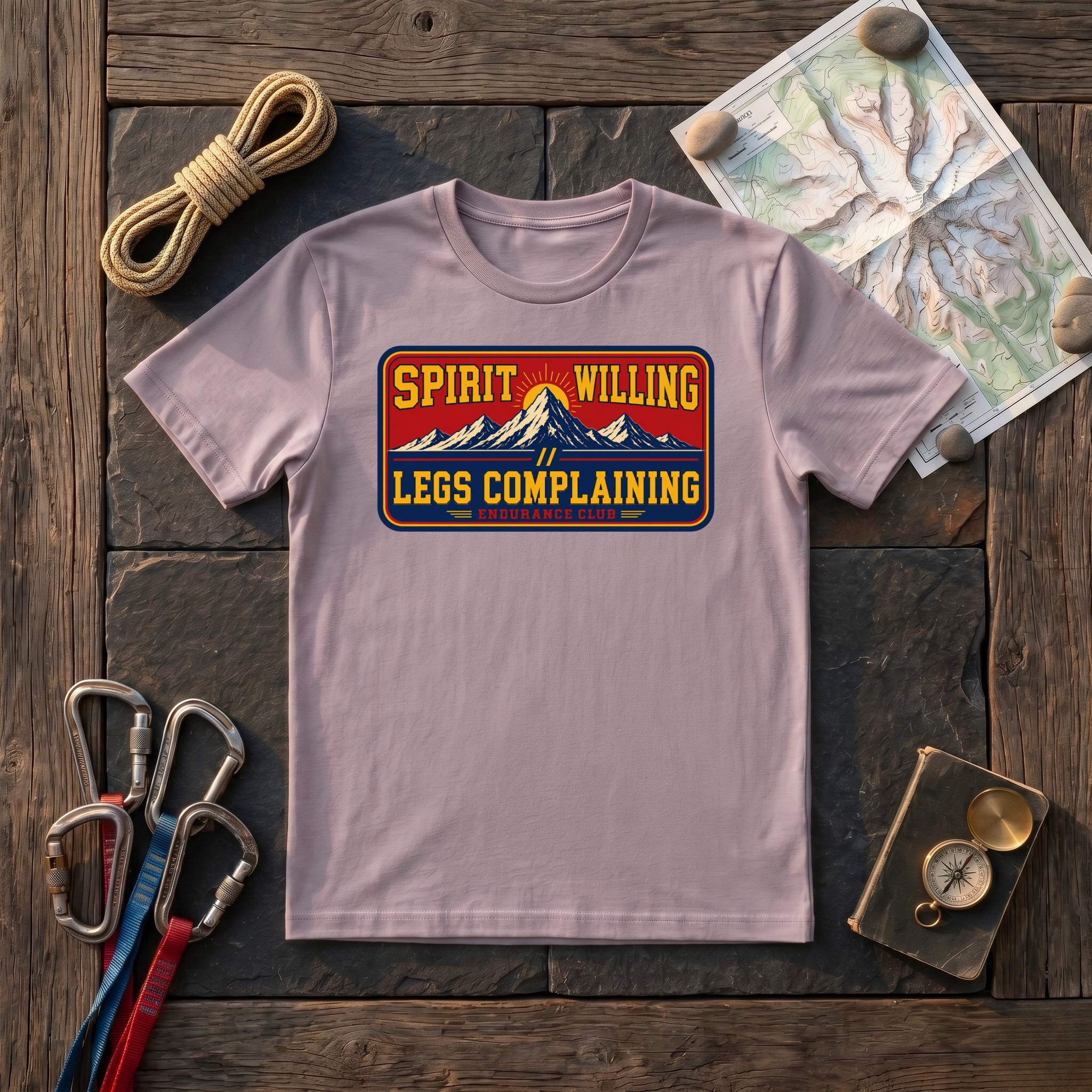 Spirit Willing Legs Complaining T-Shirt