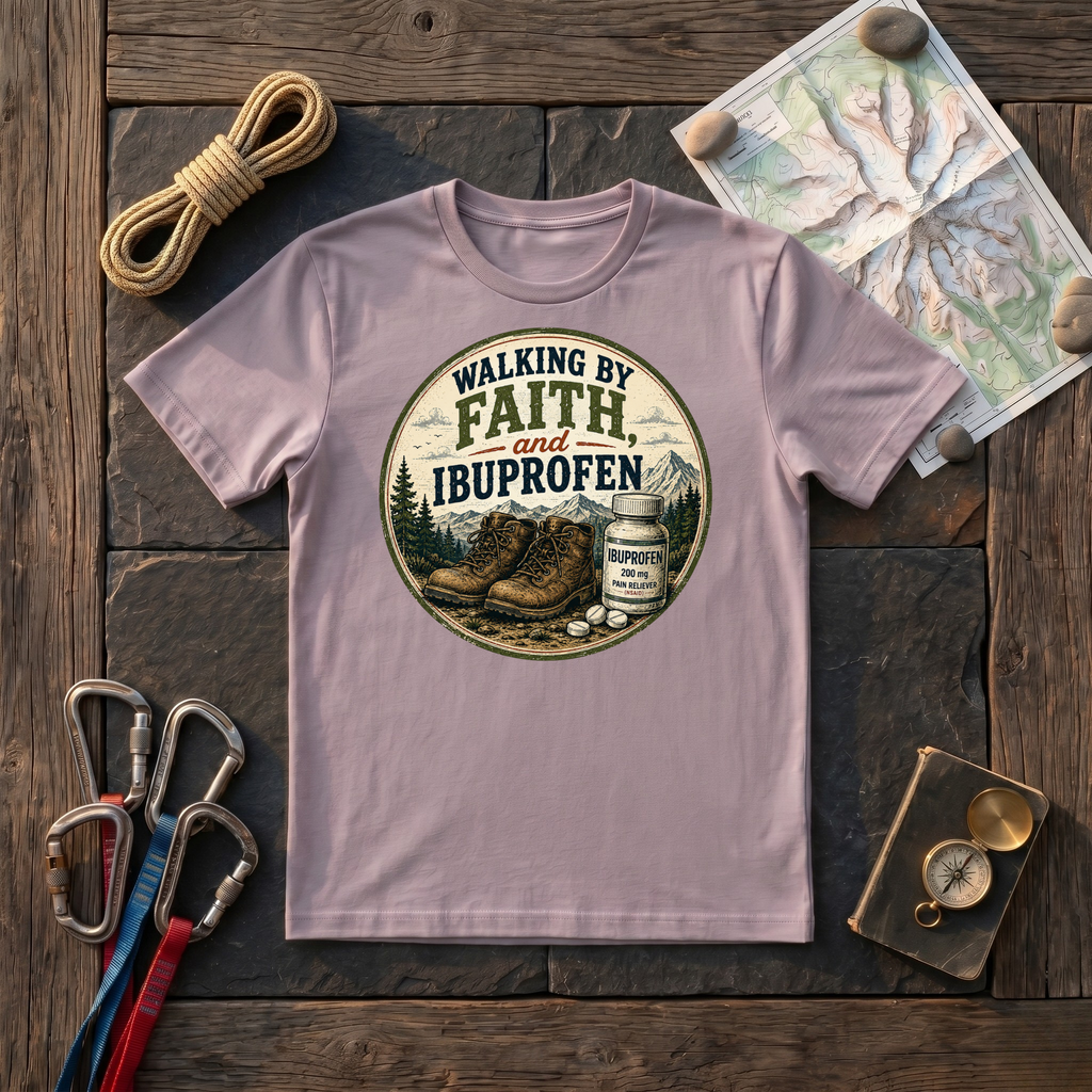 Walking By Faith, And Ibuprofen T-Shirt