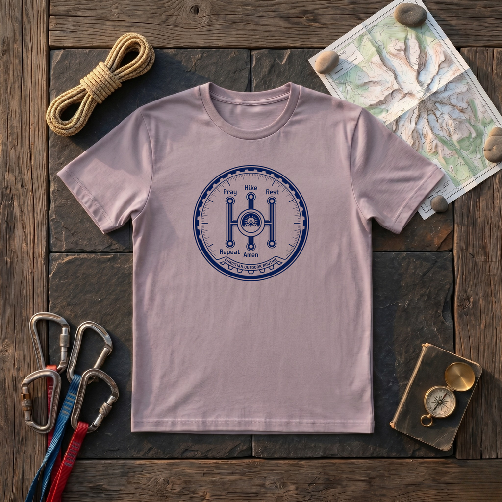 Pray Hike Rest Repeat Amen T-Shirt