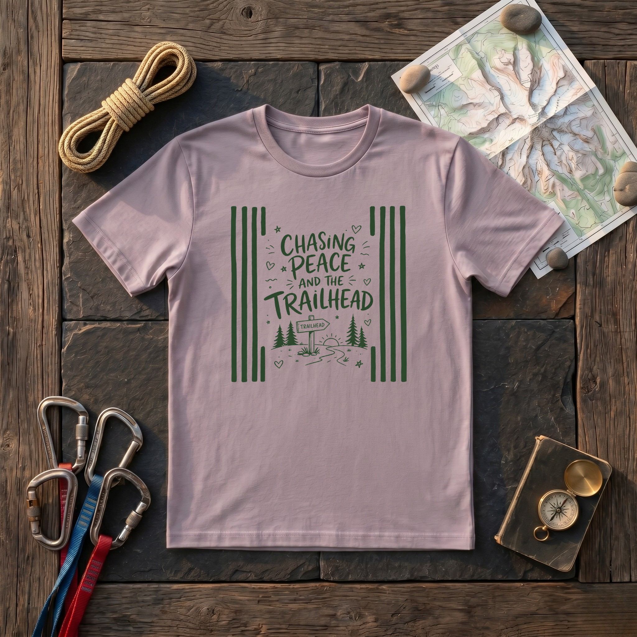 Chasing Peace And The Trailhead T-Shirt