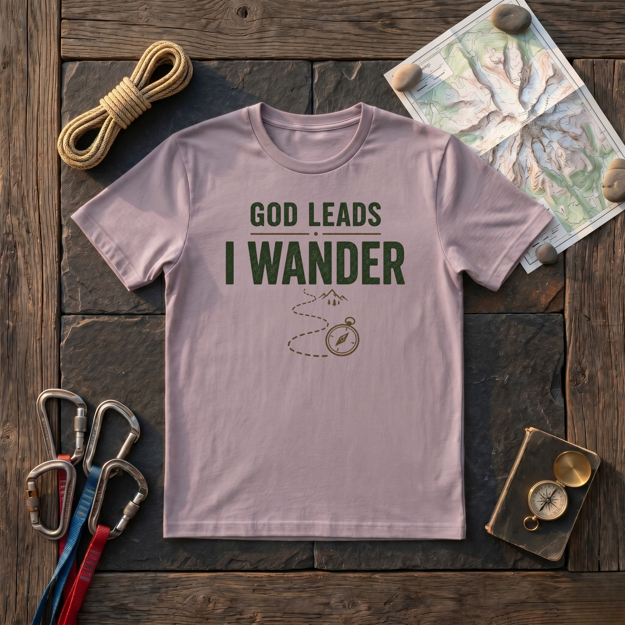 God Leads, I Wander T-Shirt