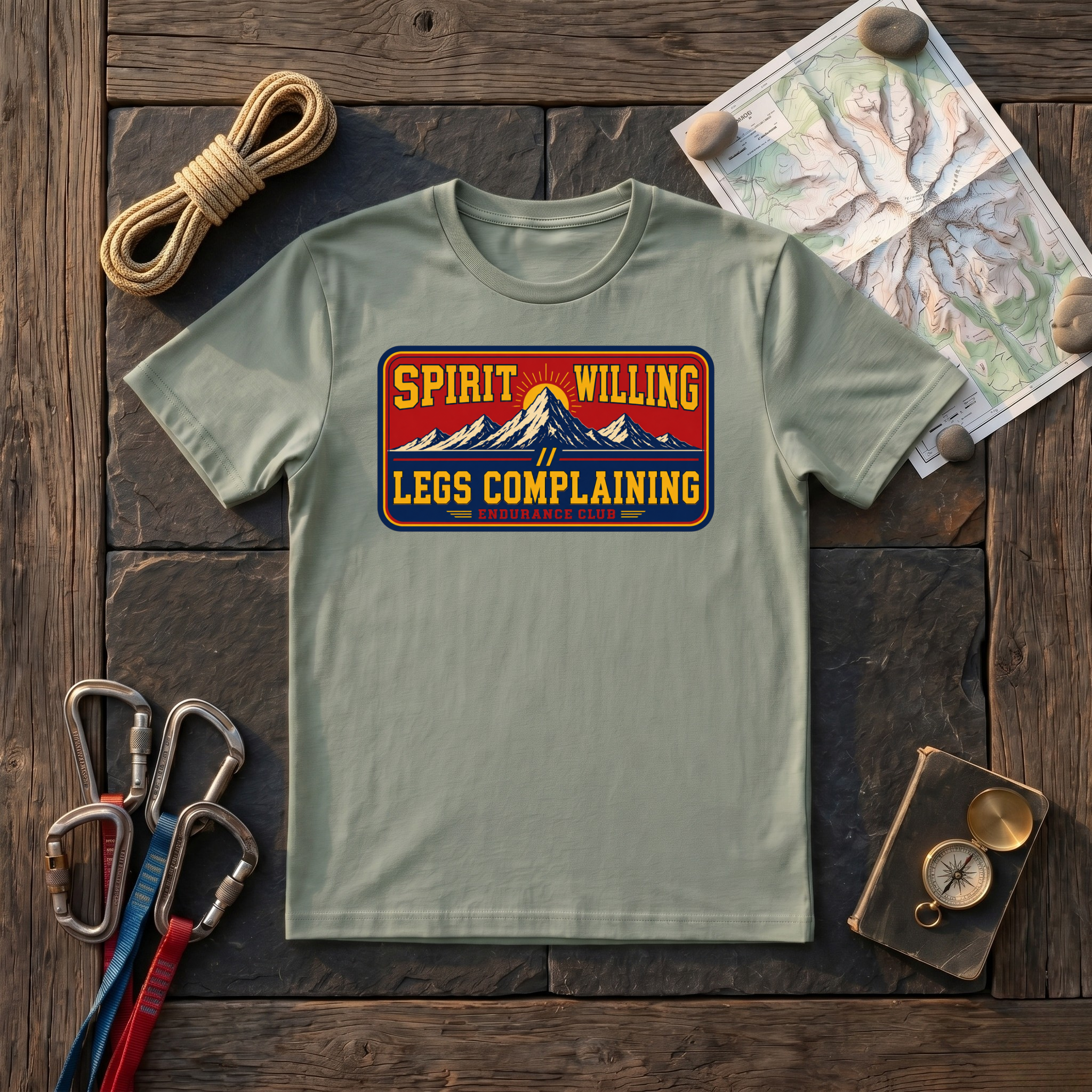 Spirit Willing Legs Complaining T-Shirt