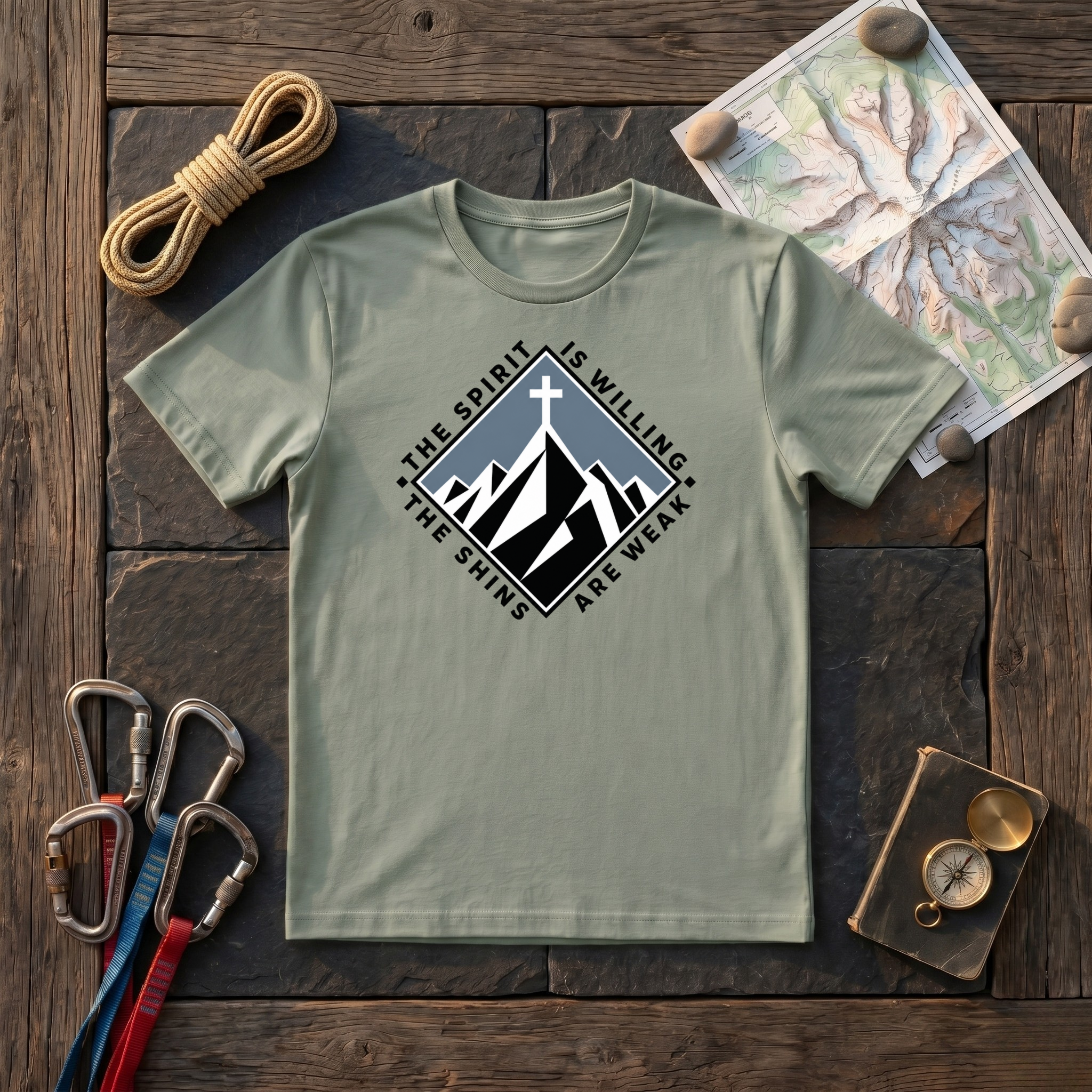 The Spirit Is Willing, The Shins Are Weak T-Shirt